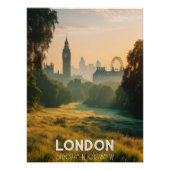 Londres: La Ciudad del Big Ben - Parques y Skyline ポスター (正面)
