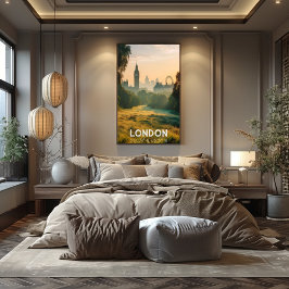 Londres: La Ciudad del Big Ben - Parques y Skyline ポスター
