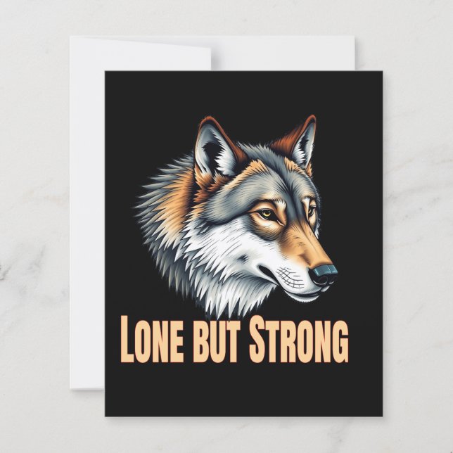 Lone But Strong Wolf (正面)