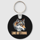Lone But Strong Wolf キーホルダー (裏面)