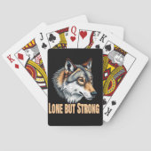 Lone But Strong Wolf トランプ (裏面)