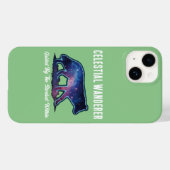 Lone Galaxy Wolf Silhouette Case-Mate iPhoneケース (裏面 (横))