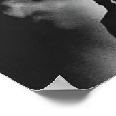 Lone Howl: WolfとFull Moon Carbia Art ポスター (角)