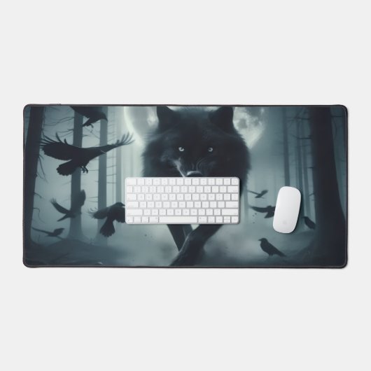 Lone Hunter Desk Mat デスクマット (キーボード&マウス)