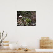 Lone Mushroom Poster ポスター (キッチン)