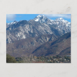 Lone Peak Mountain Utah 2012ポストカード ポストカード