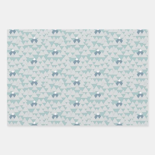Lone Peaks Mountain Gift Wrap ラッピングペーパーシート (正面)