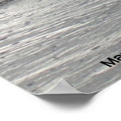 Lone Sandpiperプリント（パーソナライズ） ポスター (角)