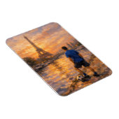 Lone Soccer Player Near La Seine マグネット (右側)