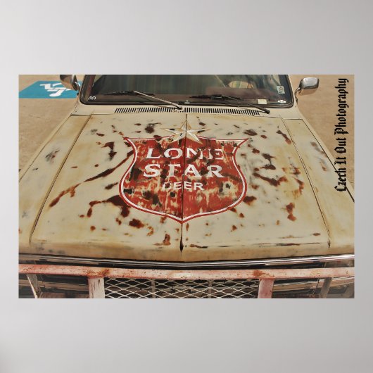 Lone Star Beer Chevy ポスター (正面)