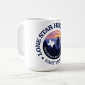 Lone Star Hiking Trail (rd2) コーヒーマグカップ (正面左)