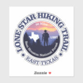 Lone Star Hiking Trail (rd2) シール (シート)