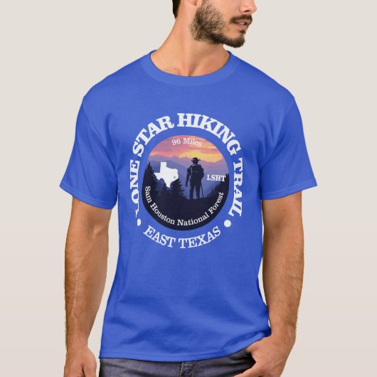 Lone Star Hiking Trail (rd2) Tシャツ (正面)