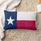 Lone Star Texas State Flag Throw Pillow (3 Sizes) ランバークッション (ブランケット)