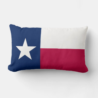 Lone Star Texas State Flag Throw Pillow (3 Sizes) ランバークッション