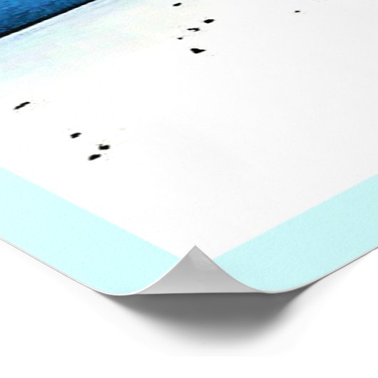 Lone Tree: Serene Full Moon Silence Art ポスター (角)