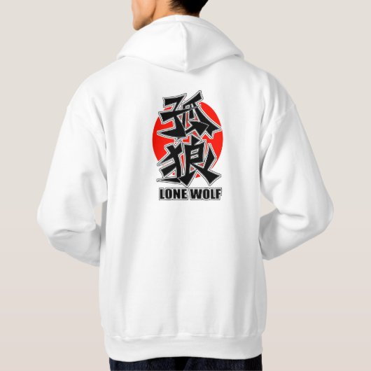 LONE WOLF パーカ (裏面)