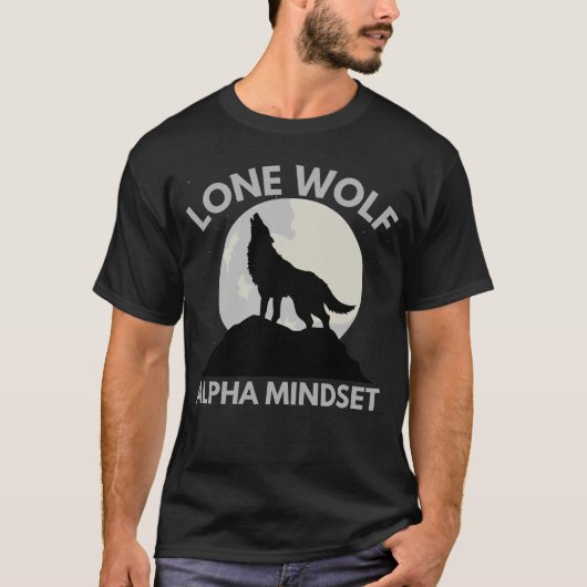 Lone Wolf Alpha Mindset T-Shirt Tシャツ (正面)