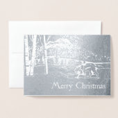 Lone Wolf In WiNter 箔カード (封筒付き正面)