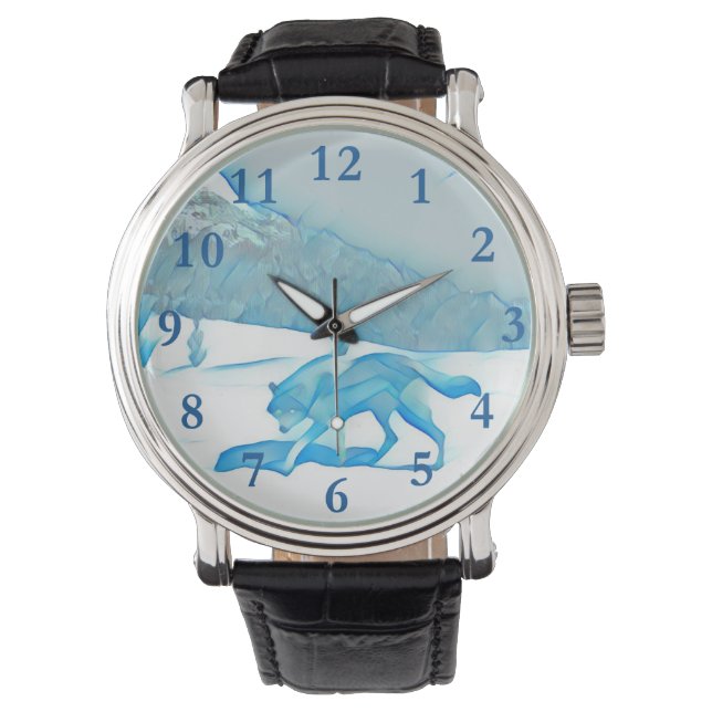 Lone Wolf In WiNter 腕時計 (正面)