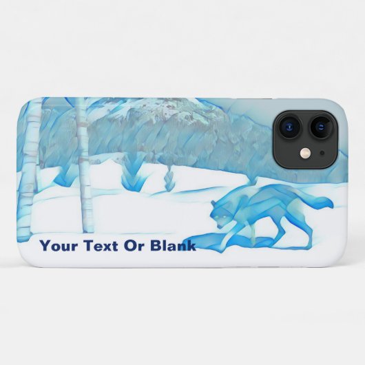 Lone Wolf In WiNter Case-Mate iPhoneケース (裏面(横))