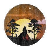 Lone Wolf Moonrise カッティングボード (正面)