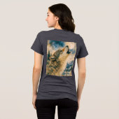 LONE WOLF SOLENM HOWL トライブレンドＴシャツ (裏面全面)