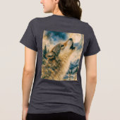LONE WOLF SOLENM HOWL トライブレンドＴシャツ (裏面)