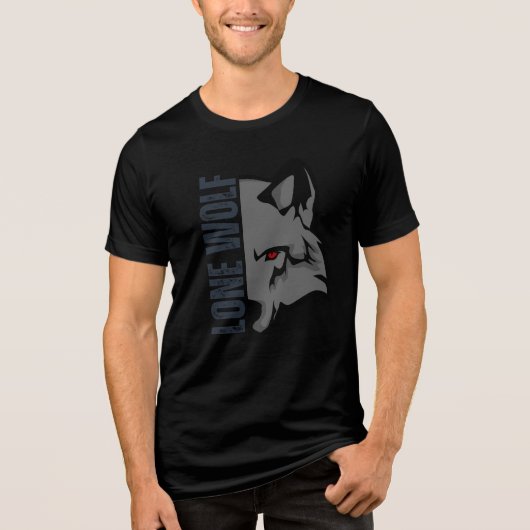 Lone Wolf Tシャツ - 独立心あふれる人へ (正面)