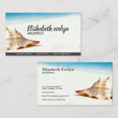 Lonely Conch on Pristine Shore 名刺 (正面/裏面)