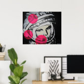 "Lonely Cosmonaut" Poster ポスター (ホームオフィス)