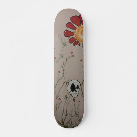 Lonely Garden Skateboard Original Art 70s Retro スケートボード (正面)