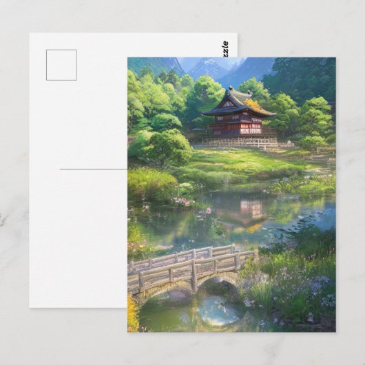 Lonely House by the River ポストカード (正面/裏面)