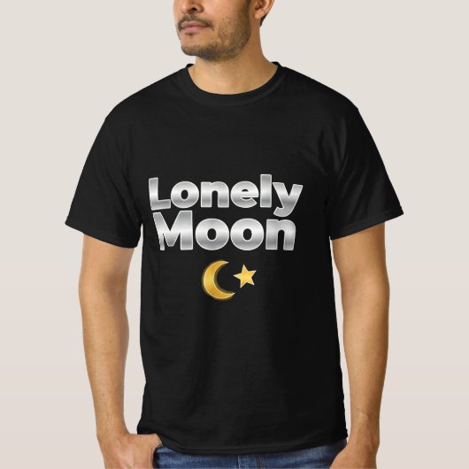 Lonely Moon  C Tシャツ (正面)
