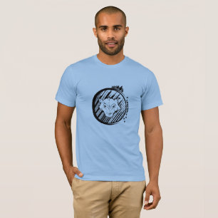 Lonewolfの男性すごい柔らかいTシャツ Tシャツ