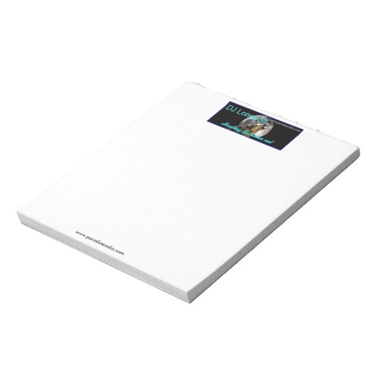 (Lonewolf) 5.5" x 6"メモ帳： 40ページ ノートパッド (回転)