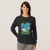LONG BEACH CALIFORNIA Cute Baby Dolphin Souvenir Tシャツ (正面フル)