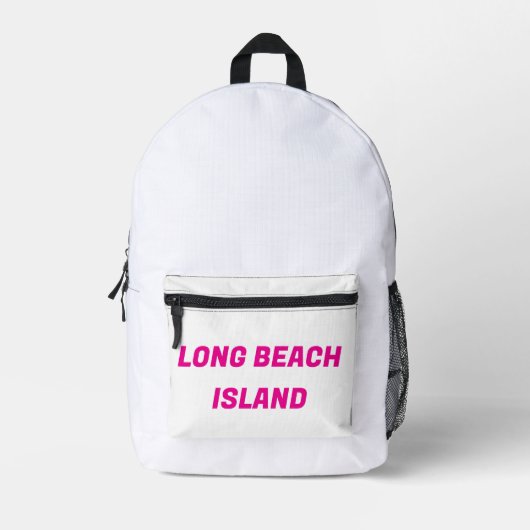 LONG BEACH ISLAND BACKPACK プリントバックパック (正面)