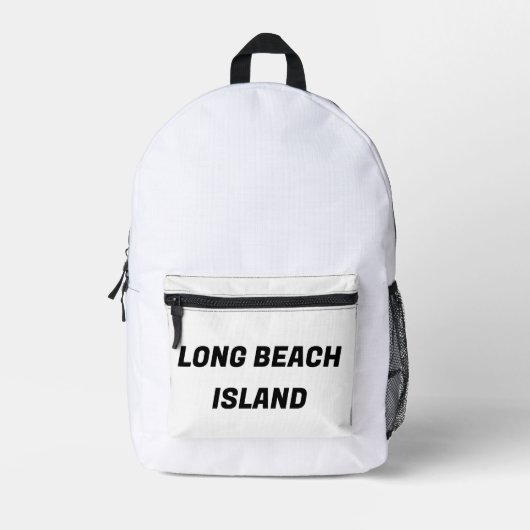 LONG BEACH ISLAND BACKPACK プリントバックパック (正面)