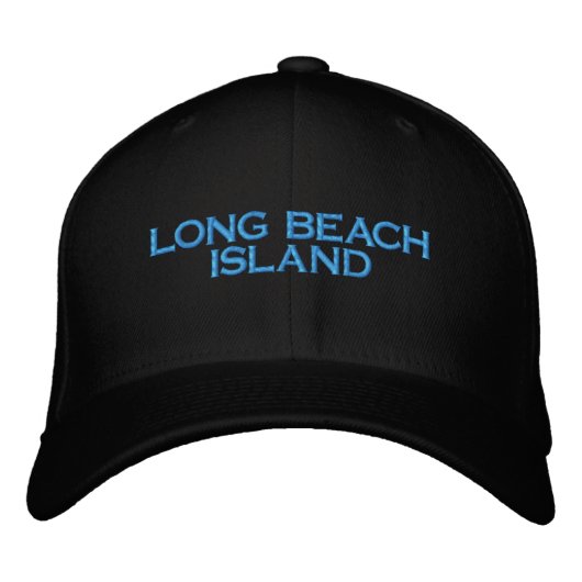 LONG BEACH ISLAND Embroidered Hat 刺繍入りキャップ (正面)