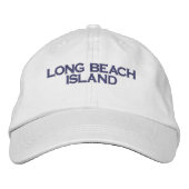 LONG BEACH ISLAND Embroidered Hat 刺繍入りキャップ (正面)
