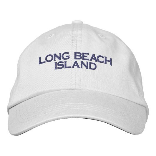 LONG BEACH ISLAND Embroidered Hat 刺繍入りキャップ (正面)