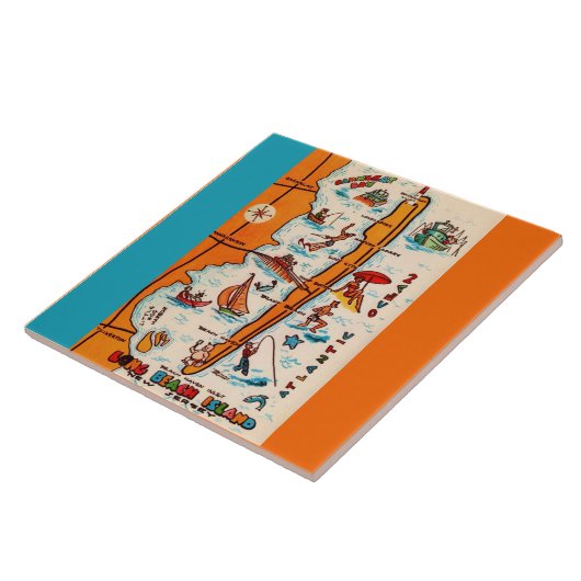 Long Beach Island NJ  タイル (側面)