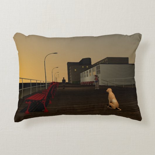 Long Beach Promenade, Long Island, NY アクセントクッション (正面)