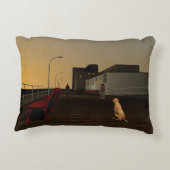 Long Beach Promenade, Long Island, NY アクセントクッション (裏面)