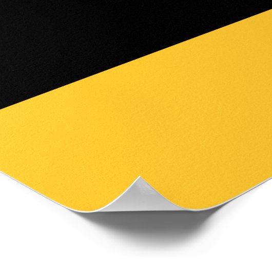 Long Beach State Alumni Stripes ポスター (角)