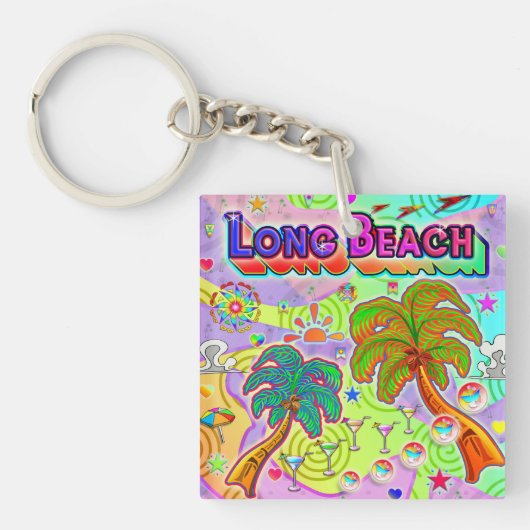 Long Beach Vacation Target Keychain キーホルダー (正面)