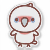 Long-billed corella シール (正面)
