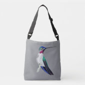 Long-billed Starthroat Hummingbird クロスボディバッグ (正面)