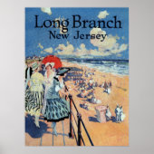 Long Branch, New Jersey 1917 print  ポスター (正面)